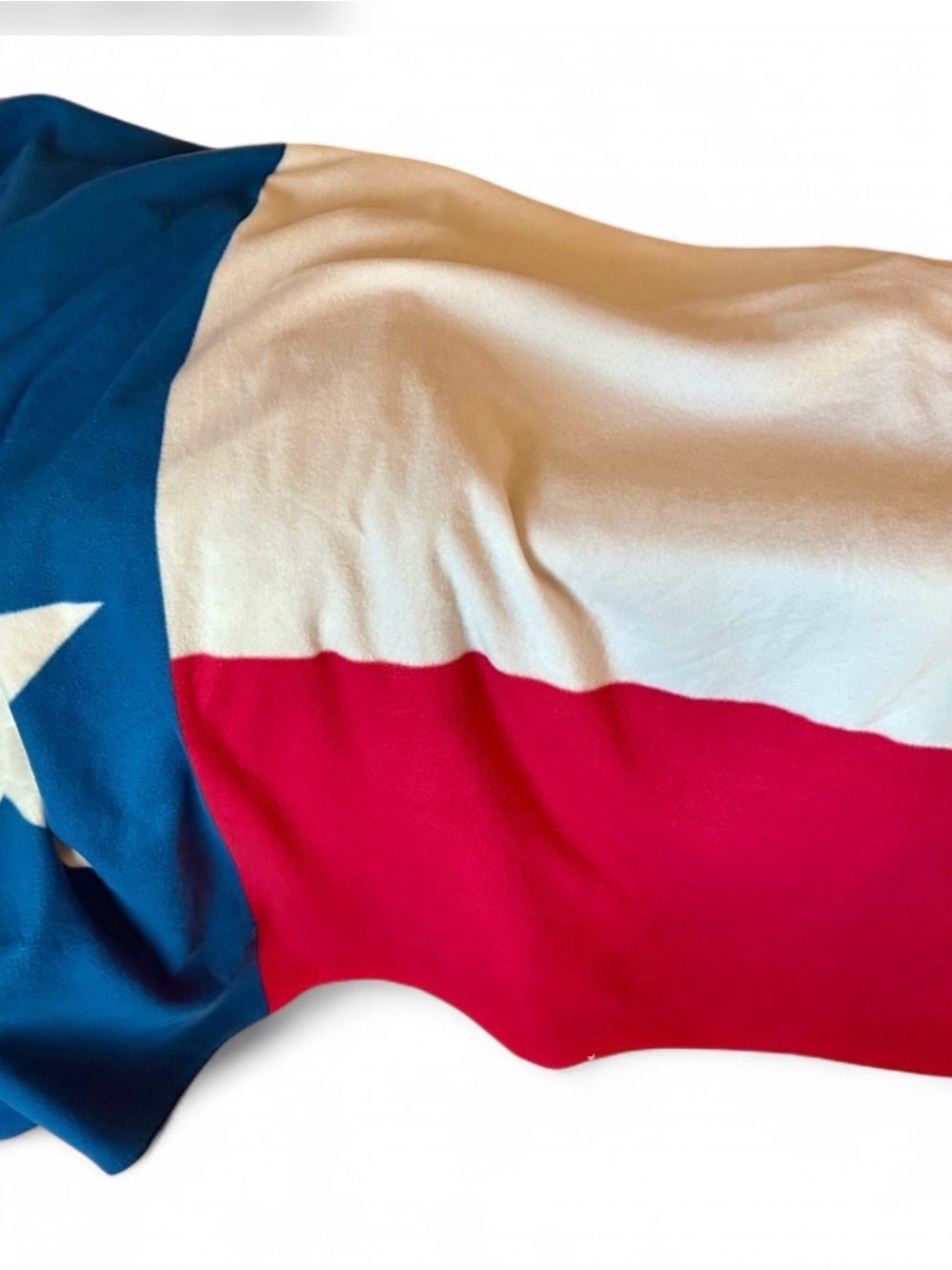 Wolf Essentials Texas Flag Pattern Plush Travel Blanket